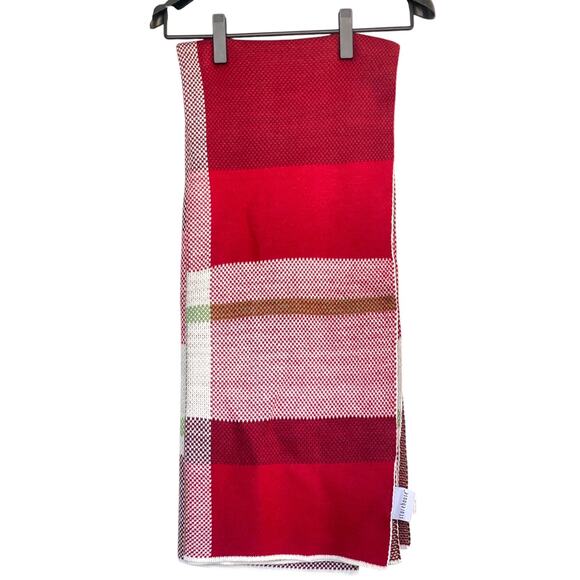 Storehouse Red Plaid Throw Blanket 50"x60" - Picture 1 of 6